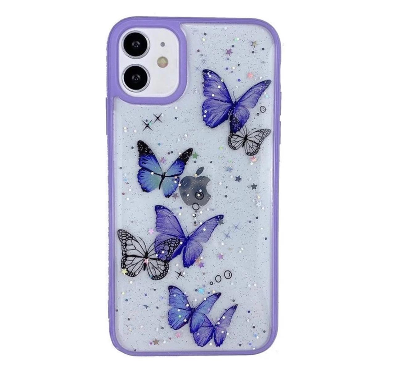 Butterfly Glitter Phone Cases